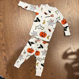 Carter's Halloween Pumpkin and Spiderweb Pajama Set 6 months